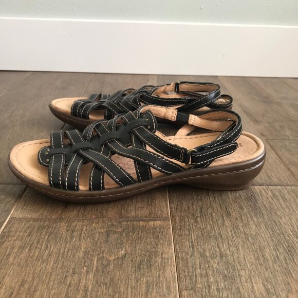 Cute Naturalizer N5 Comfort Strappy Sandals - Black, Brown - Women's Size 6.5 - Picture 7 of 10
